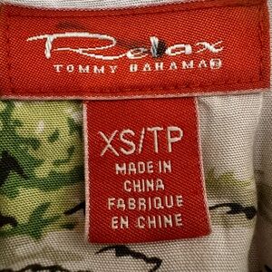 Tommy Bahama Relax Shirt in Green and White